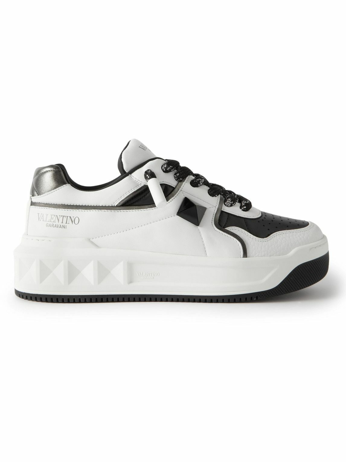 Valentino Garavani - Valentino Garavani One Stud XL Leather Sneakers ...