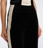 Posse Florian cotton velvet straight pants
