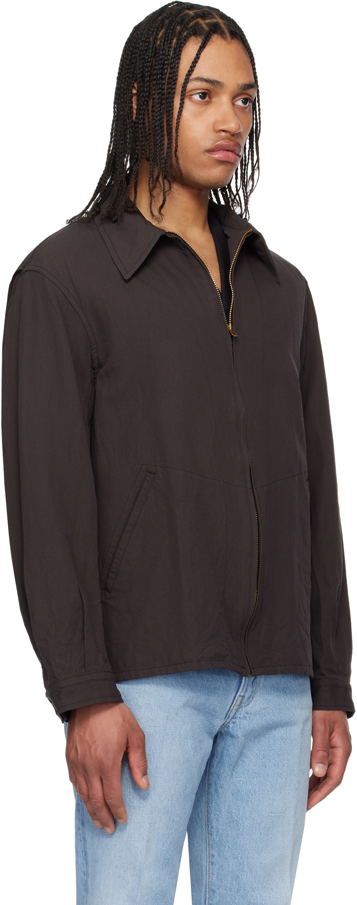 CARPANO ブルゾン KAPTAIN SUNSHINE Black Fly Blouson Jacket Kaptain Sunshine