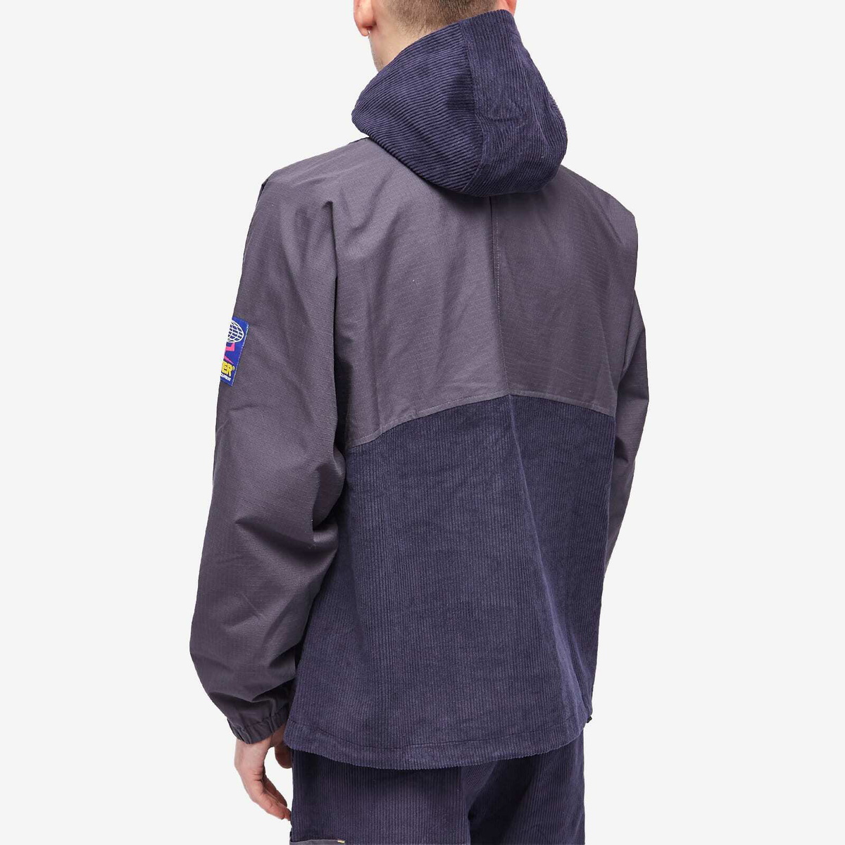 Butter Goods Men's Terrain Cord Pullover Jacket in Indigo