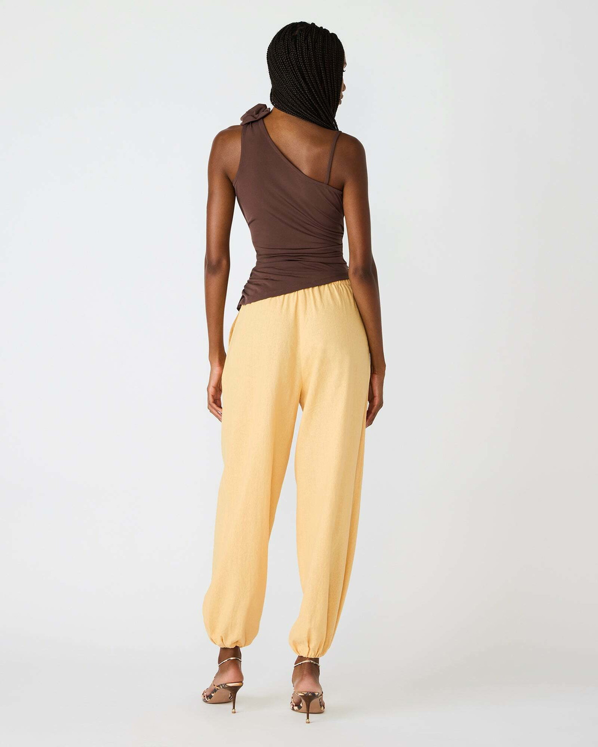 Steve Madden Hadleigh Knit Top in Brown