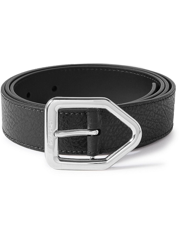 Photo: TOM FORD - 3cm Full-Grain Leather Belt - Black