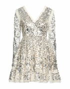 Needle & Thread Womens Mini dress in Silver