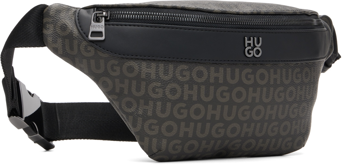Hugo Black Logo Hardware Belt Bag