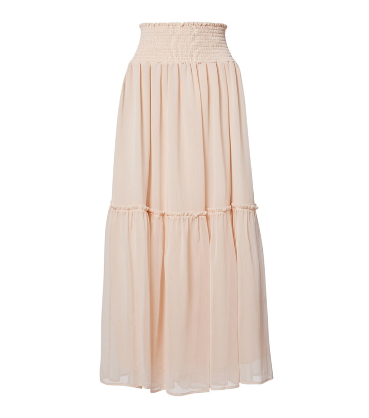 Photo: Xu Zhi Gathered chiffon maxi skirt