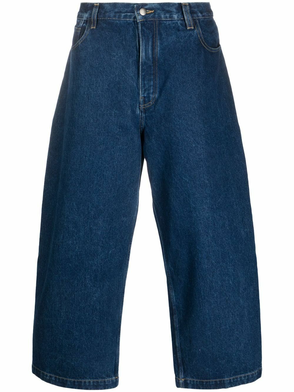 Studio Nicholson Men's Round Leg Denim Pant in Indigo Studio