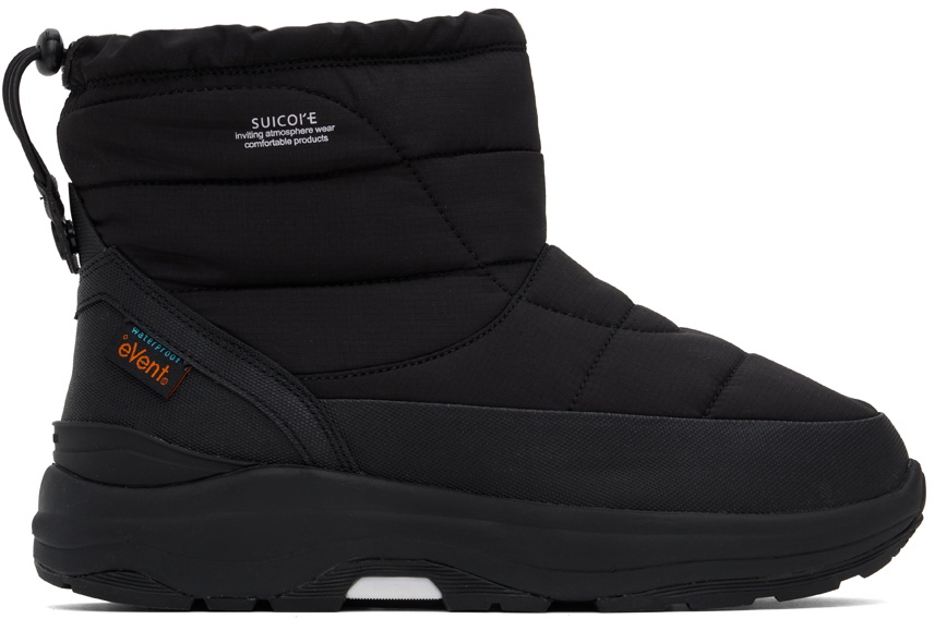 SUICOKE Black BOWER-Mod-ev Boots