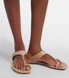 Bottega Veneta Livia Intrecciato leather thong sandals