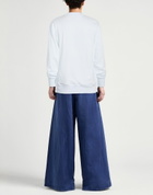 Msgm Mens Sweatshirt in White