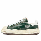 Maison MIHARA YASUHIRO Blakey Original Sole Wrinkled Leather in Green
