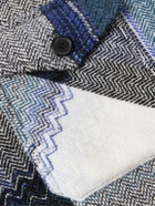 Missoni - Checked Wool Overshirt - Blue