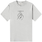 Polar Skate Co. Men's Wonderful Day T-Shirt in Silver