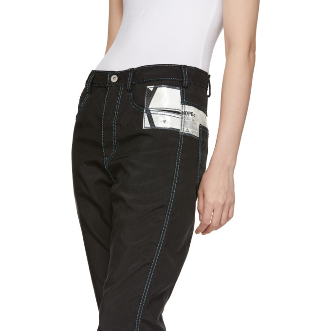 Kanghyuk Black Airbag Straight Jeans