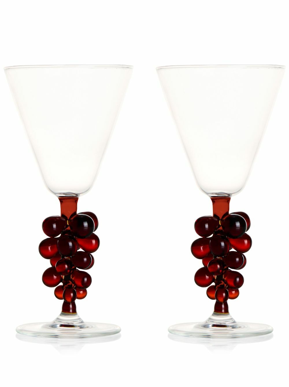 Maison Balzac Clear Grapes Wine Glasses Set