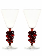 Maison Balzac Clear Grapes Wine Glasses Set