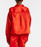 The Frankie Shop Arlen satin shirt