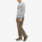 Napapijri Men's Logo Flag Crew Sweat in Grey