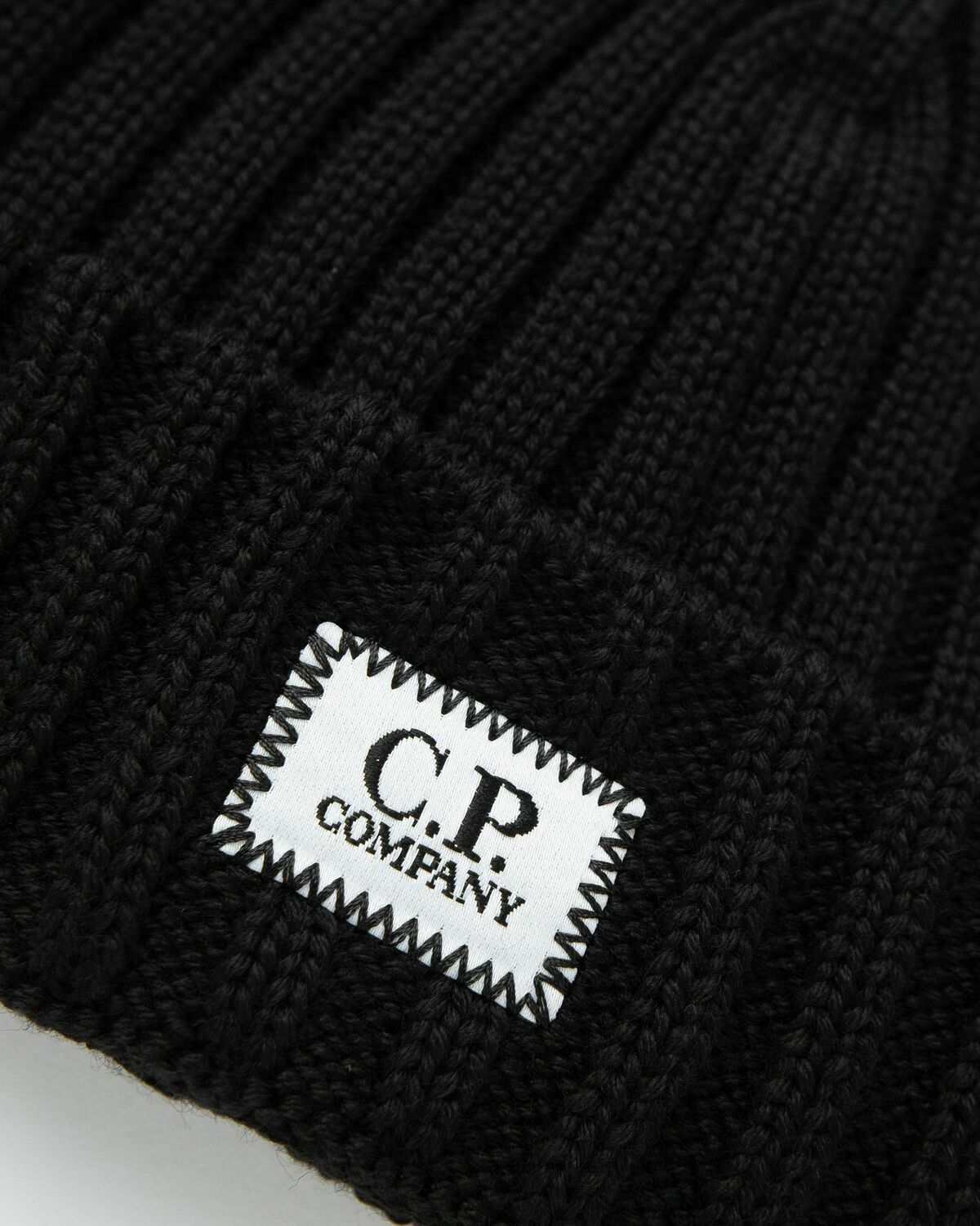 C.P. Company KNIT CAP Black Mens Beany