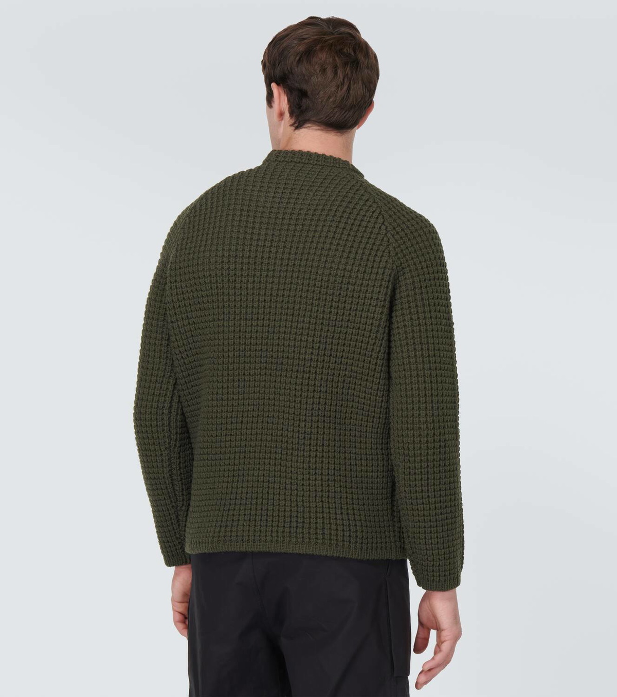 Stone Island Waffle-knit wool sweater Stone Island