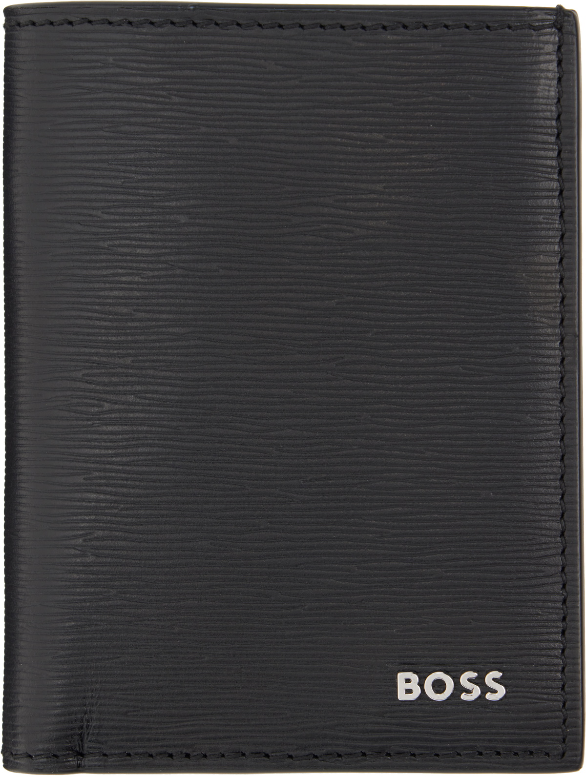 BOSS Black Vertical Bifold Card Holder