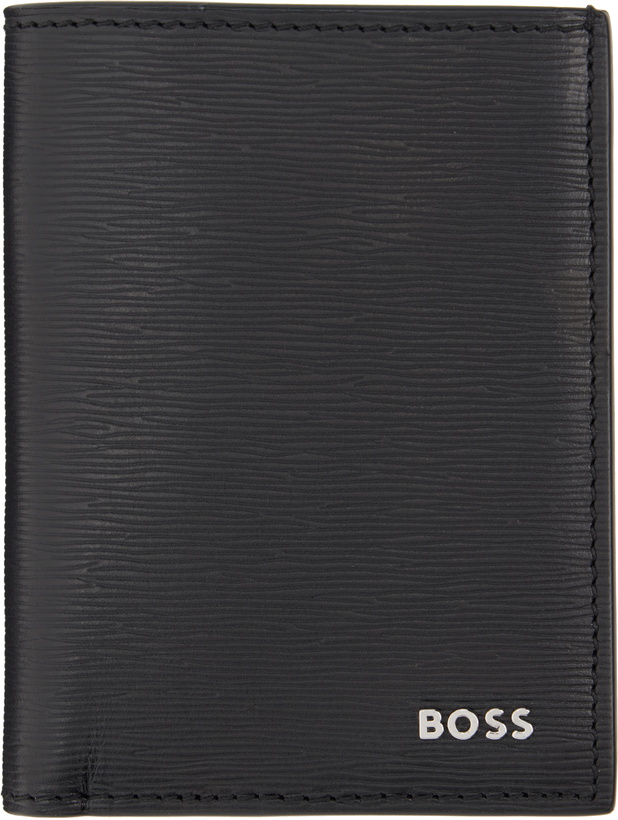 Photo: BOSS Black Vertical Bifold Card Holder