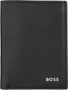 BOSS Black Vertical Bifold Card Holder