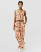 Melody Ehsani Claudia Plaid Relaxed Trouser Multi Casual Pants