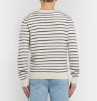 A.P.C. - Slim-Fit Striped Wool Sweater - White