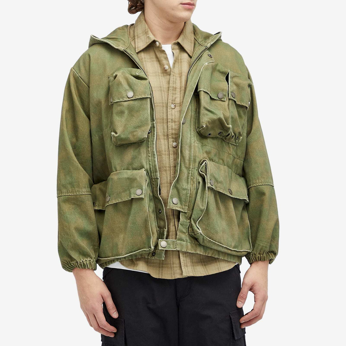 ジャケット・アウター A.P.C 99SS FIELD JACKET Heresy Men's Hassle Field Jacket in Print Heresy