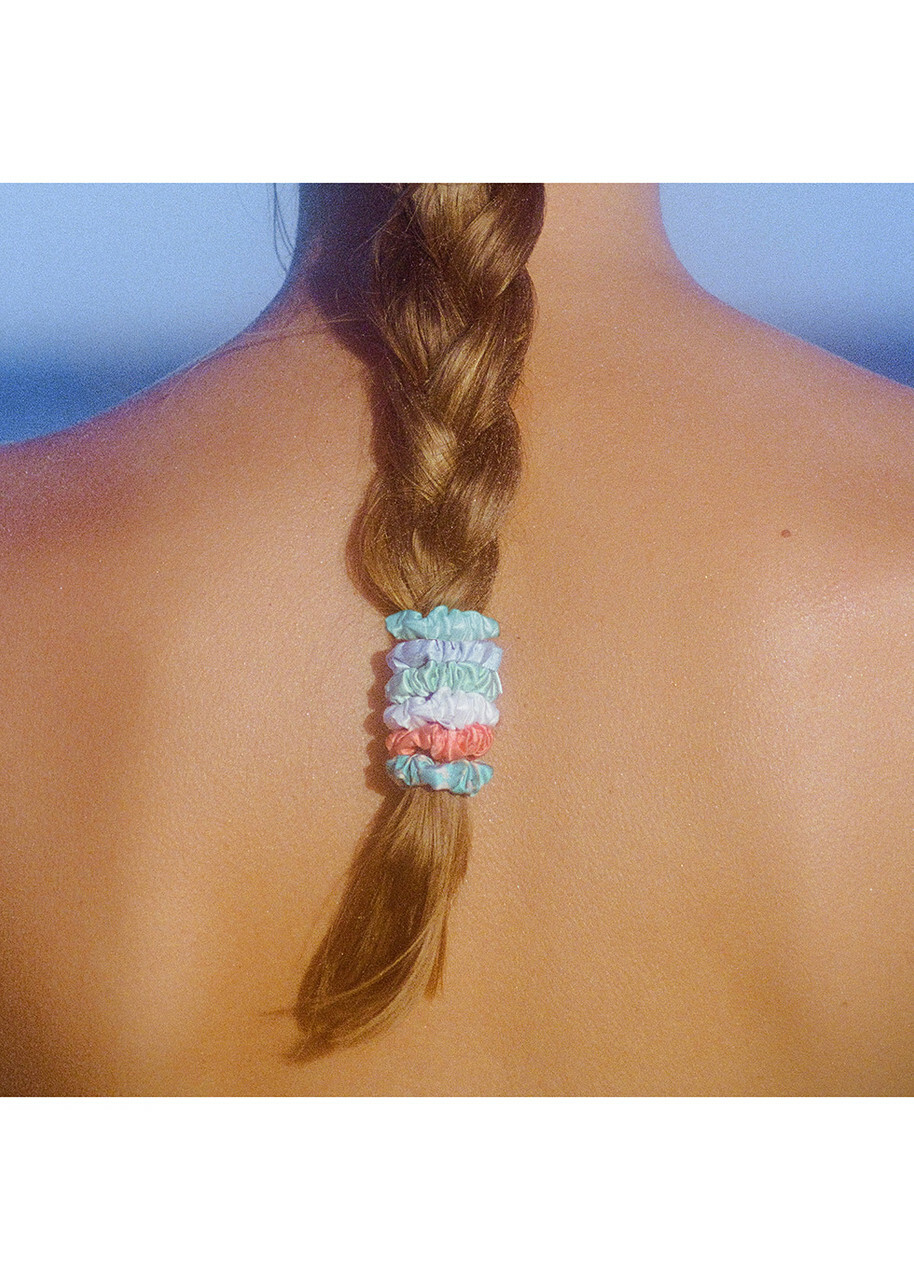 Slip Pure Silk Minnie Scrunchies - Seaside