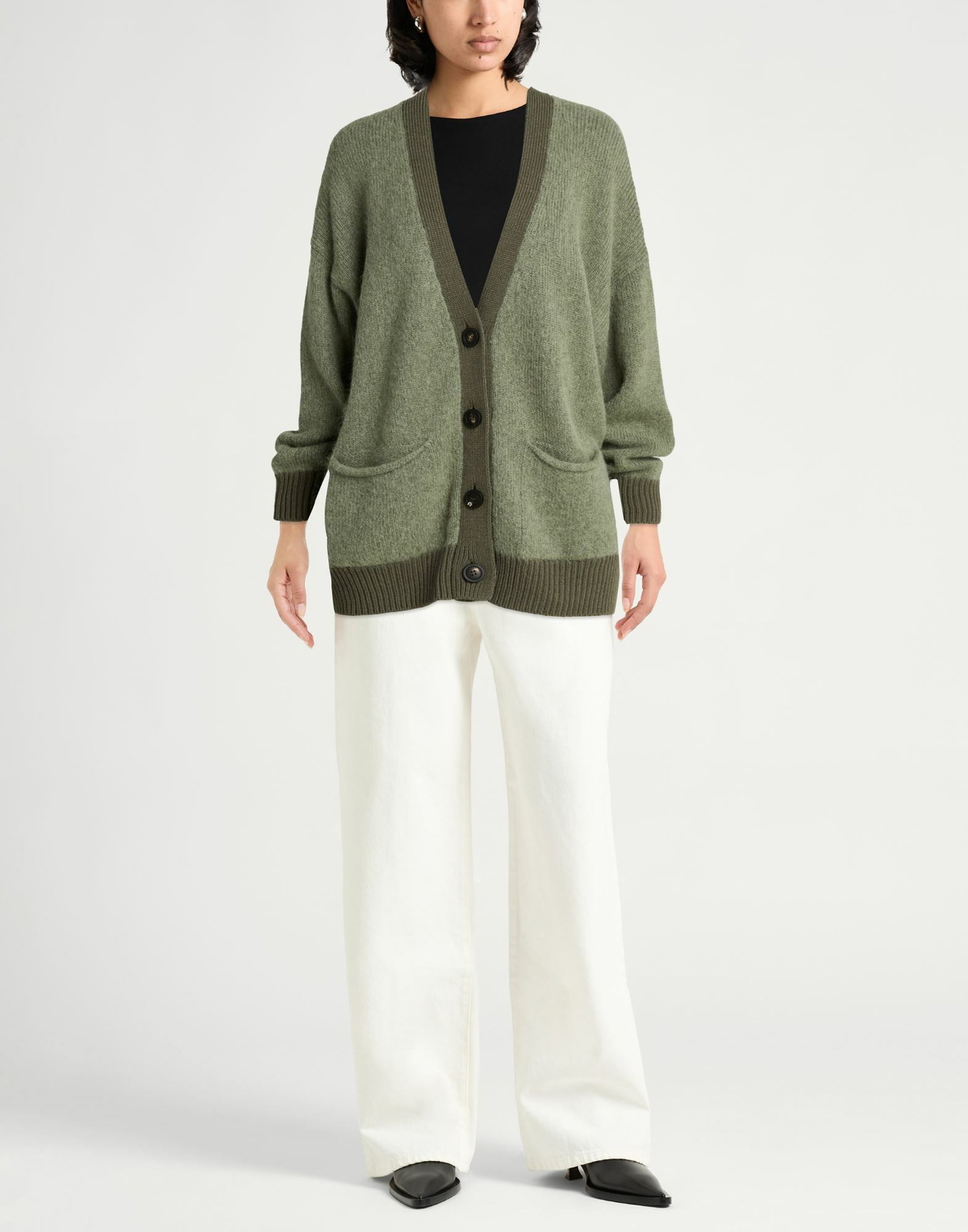 Peserico Womens Cardigan Khaki
