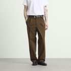 Le Père Men's Pleated Trousers in Brown