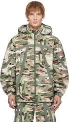 RCOS Khaki Taped Seam Shell Jacket