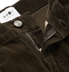 NN07 - Wilson Slim-Fit Stretch-Cotton Corduroy Trousers - Green