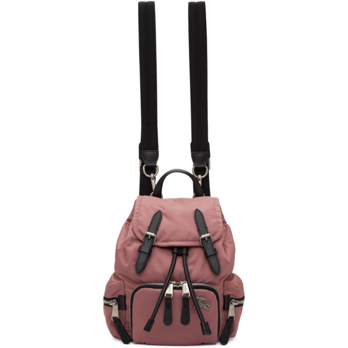 Photo: Burberry Pink Small Puffer Crossbody Backpack