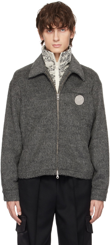 Photo: The World Is Your Oyster Gray Zip Jacket