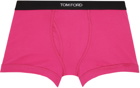 TOM FORD Pink Classic Fit Boxer Briefs