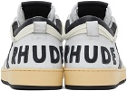 Rhude White & Black Rhecess Low Sneakers