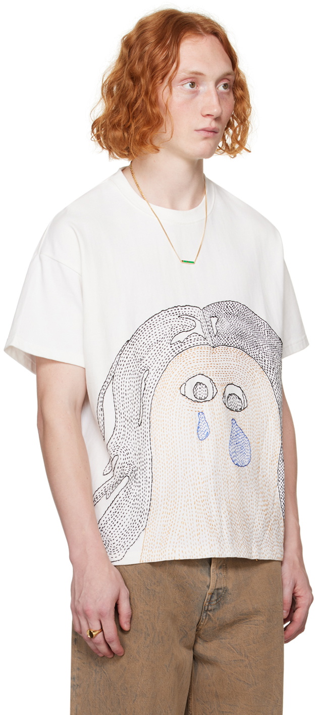 Glass Cypress White Crying T-Shirt