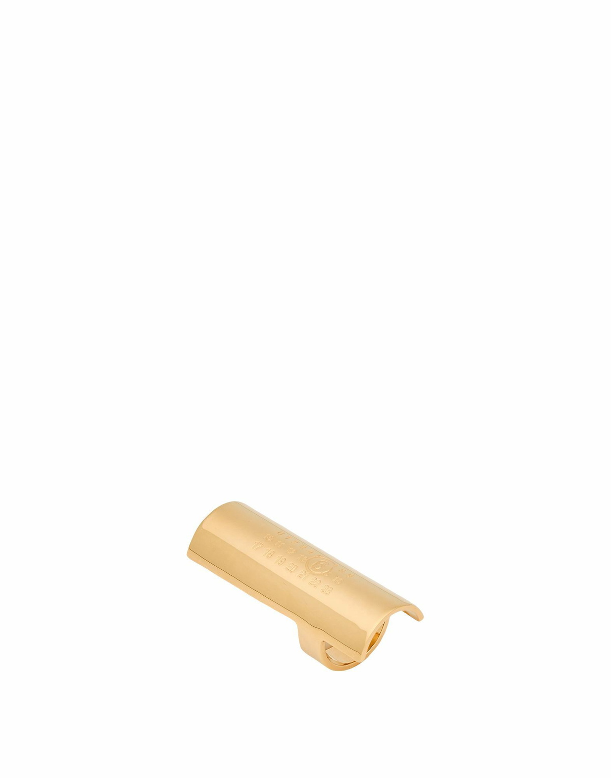 Mm6 Maison Margiela Womens Ring in Gold