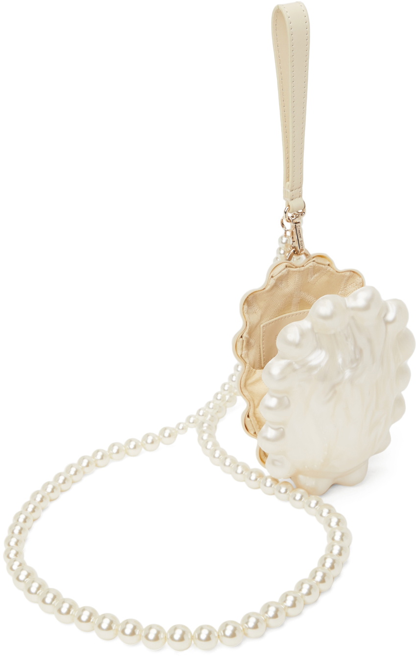 Simone Rocha Micro Egg Perspex Shoulder Bag - White