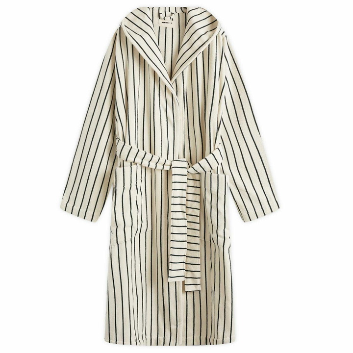 Photo: Tekla Fabrics Terry Bathrobe in Racing Green