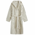Tekla Fabrics Terry Bathrobe in Racing Green