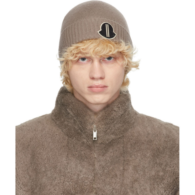 Photo: Rick Owens Brown Moncler Edition Cashmere Beanie