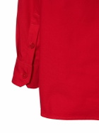 RAF SIMONS Oversize Cotton Denim Shirt