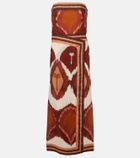 Johanna Ortiz Printed cotton wrap dress