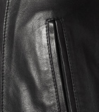 Petar Petrov Hogan high-rise leather pants