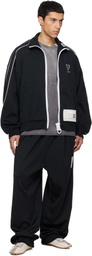 Maison MIHARA YASUHIRO Black Amateur Sewn Like Track Pants