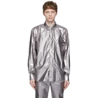 Comme des Garcons Homme Plus Silver Lame Shirt