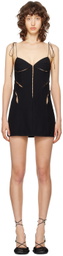 Anna October Black Victoria Minidress